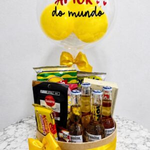 Cesta especial ideal para qualquer data comemorativa petiscos e bebidas de sua preferência!!